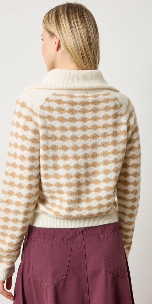 Lilla P Mixed Stitch Half Zip