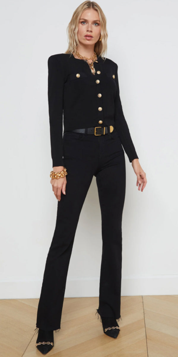 L'AGENCE Toulouse Crew Cardigan