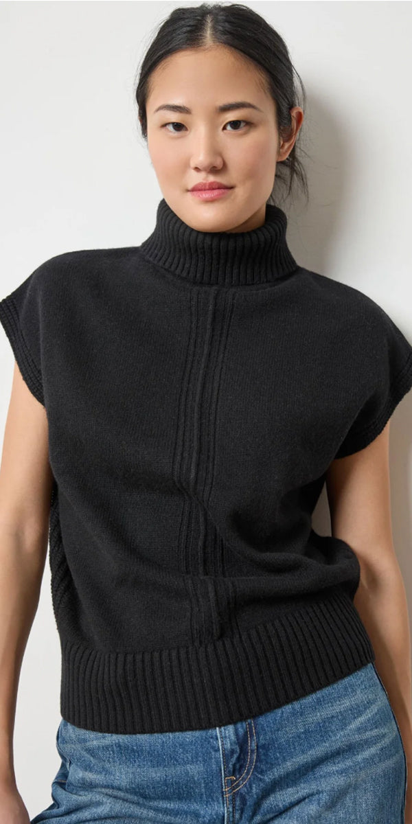 Lilla P Turtleneck Wedge Sweater