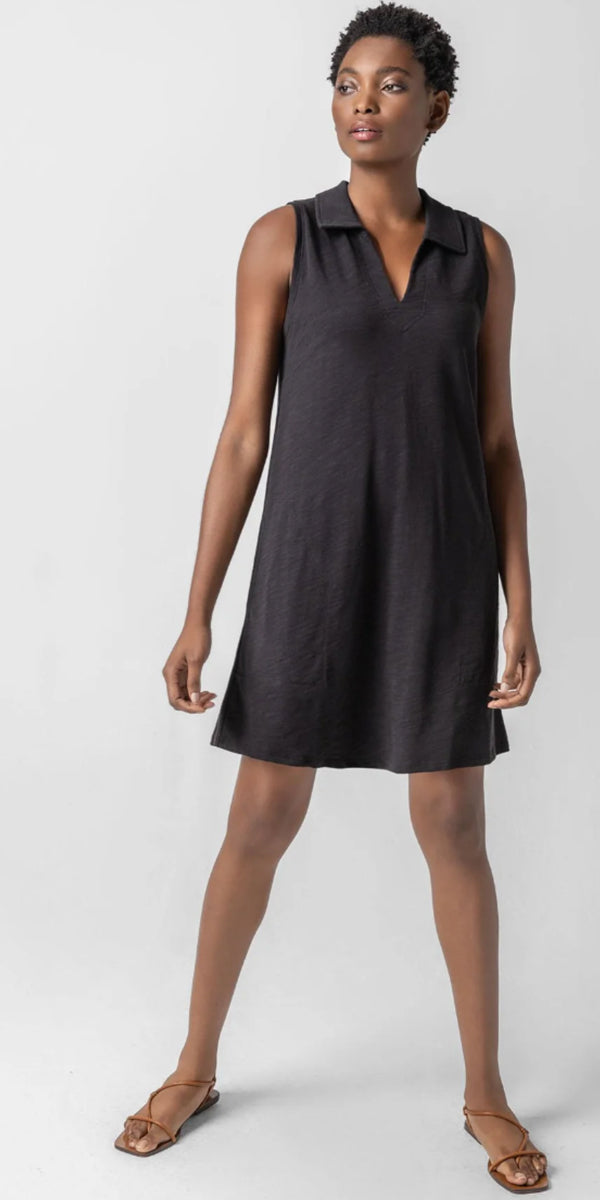 Lilla P SL Collared Dress