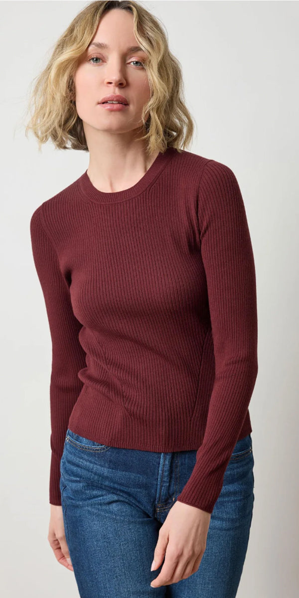 Lilla P Fitted Crewneck Sweater