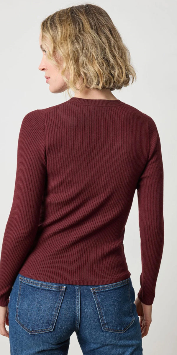 Lilla P Fitted Crewneck Sweater