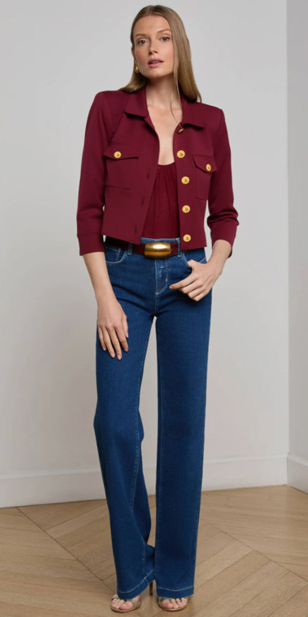 L'AGENCE Kumi Cropped Jacket