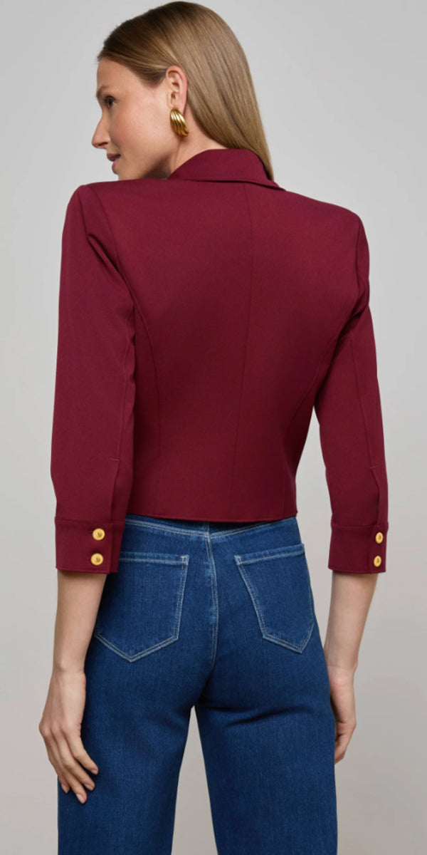 L'AGENCE Kumi Cropped Jacket