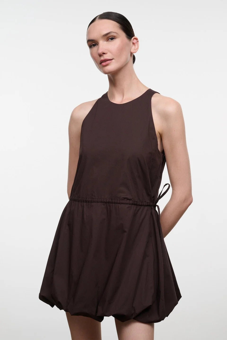 Staud Molly Mini Dress - Earth