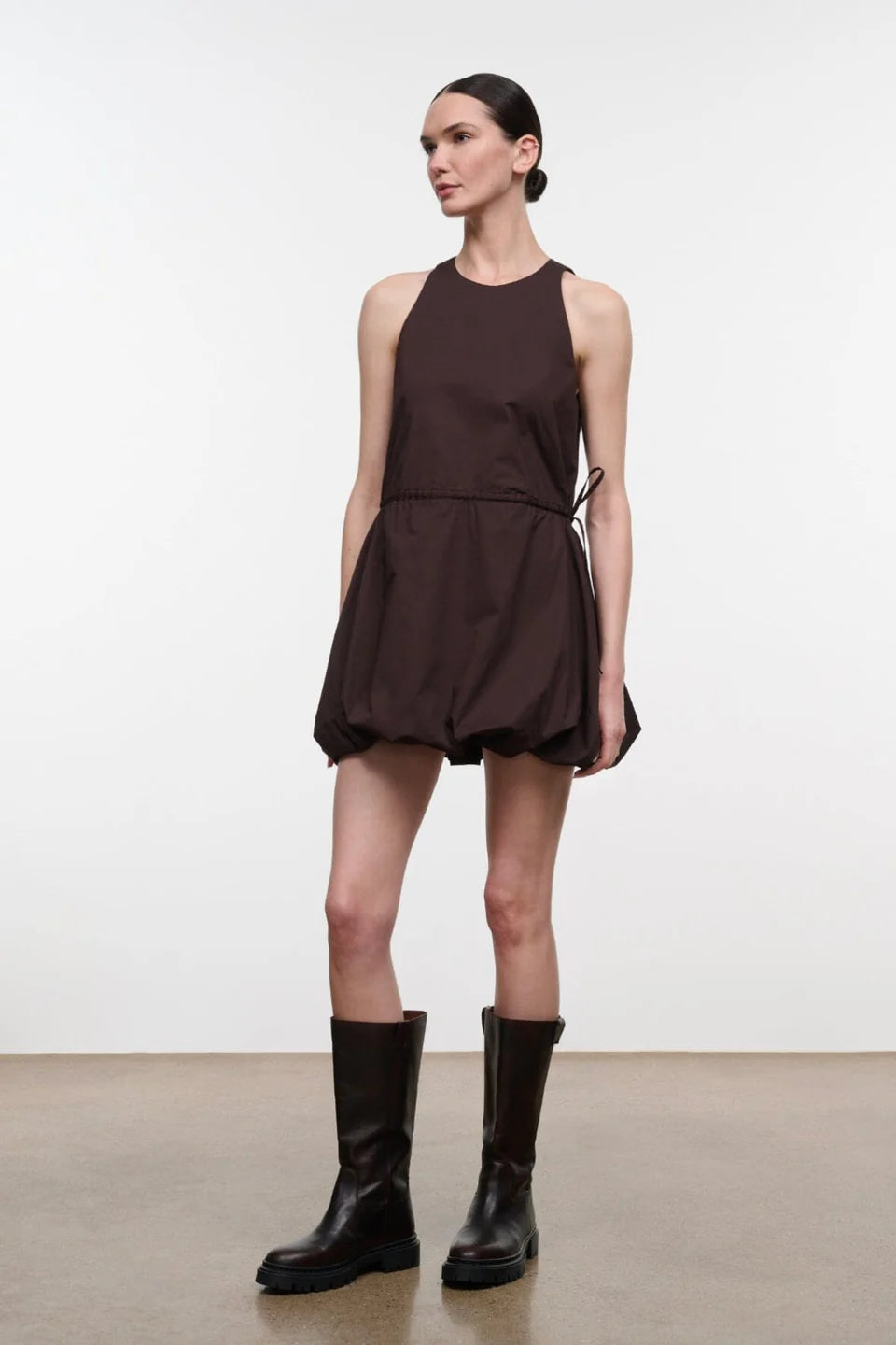 Staud Molly Mini Dress - Earth