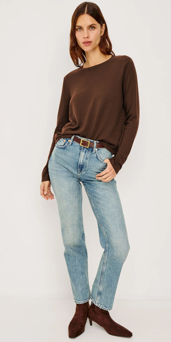 Rails Cotton Cashmere Long Sleeve Tee