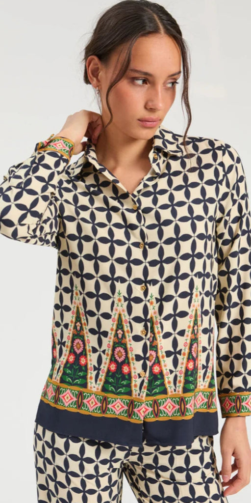 Vilagallo Print Blouse