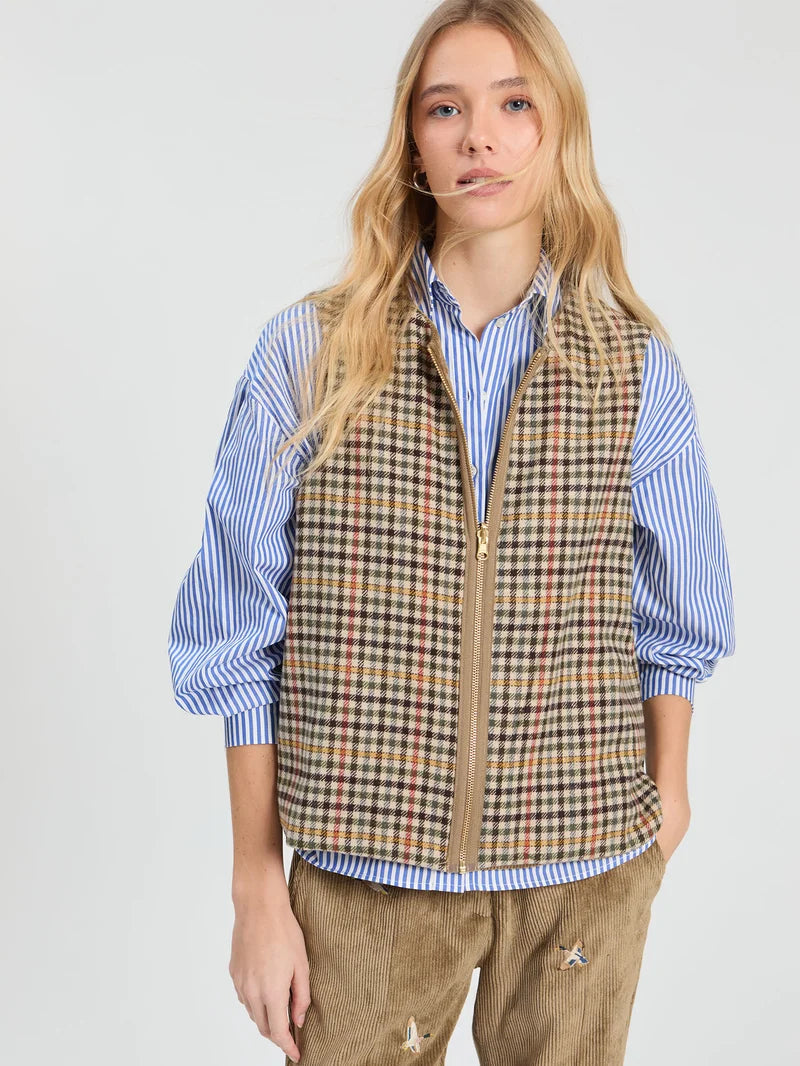 Vilagallo Reversible Corduroy Vest