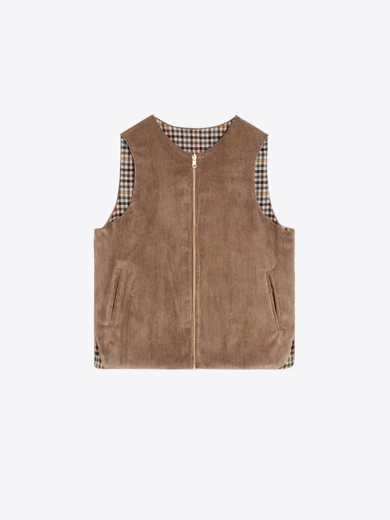 Vilagallo Reversible Corduroy Vest