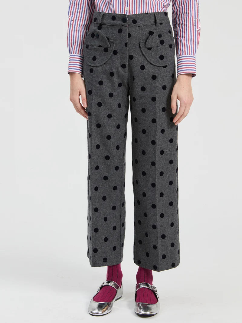 Vilagallo Polka Dot Trouser