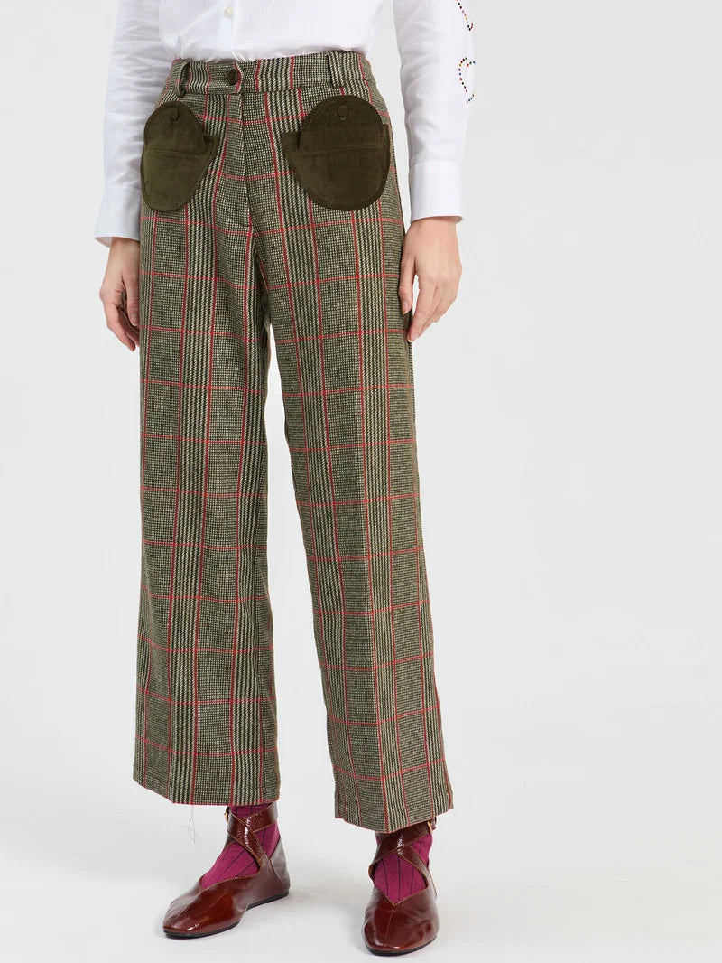 Vilagallo Welsh Plaid Trousers