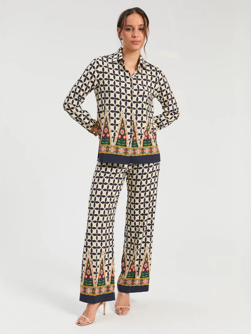 Vilagallo Print Blouse