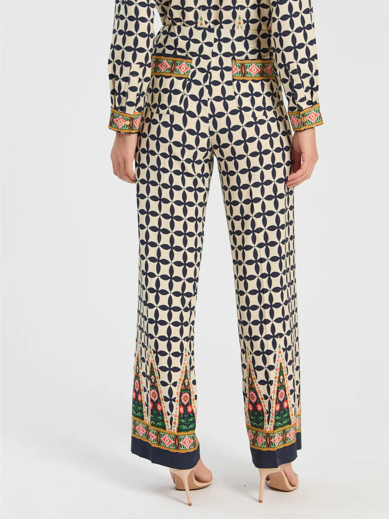 Vilagallo Print Trousers