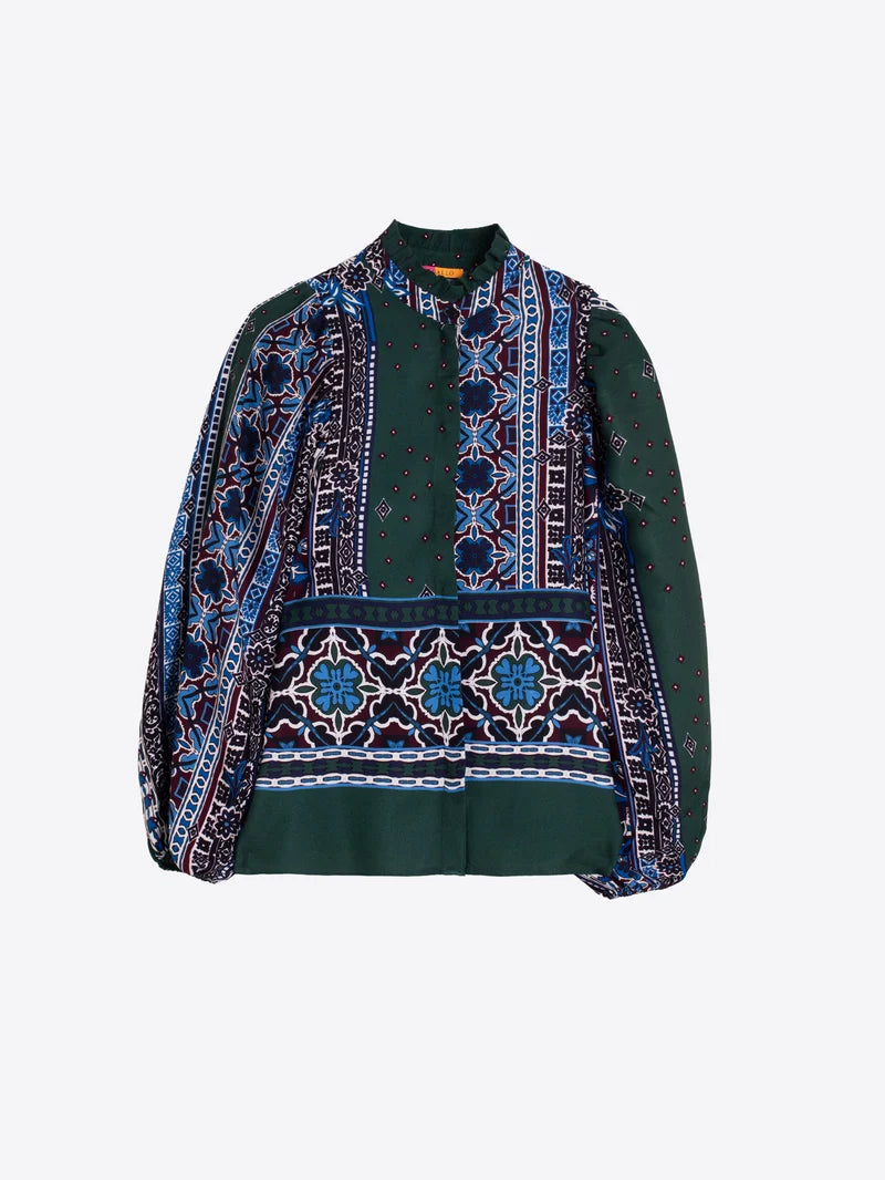 Vilagallo Patchwork Blouse