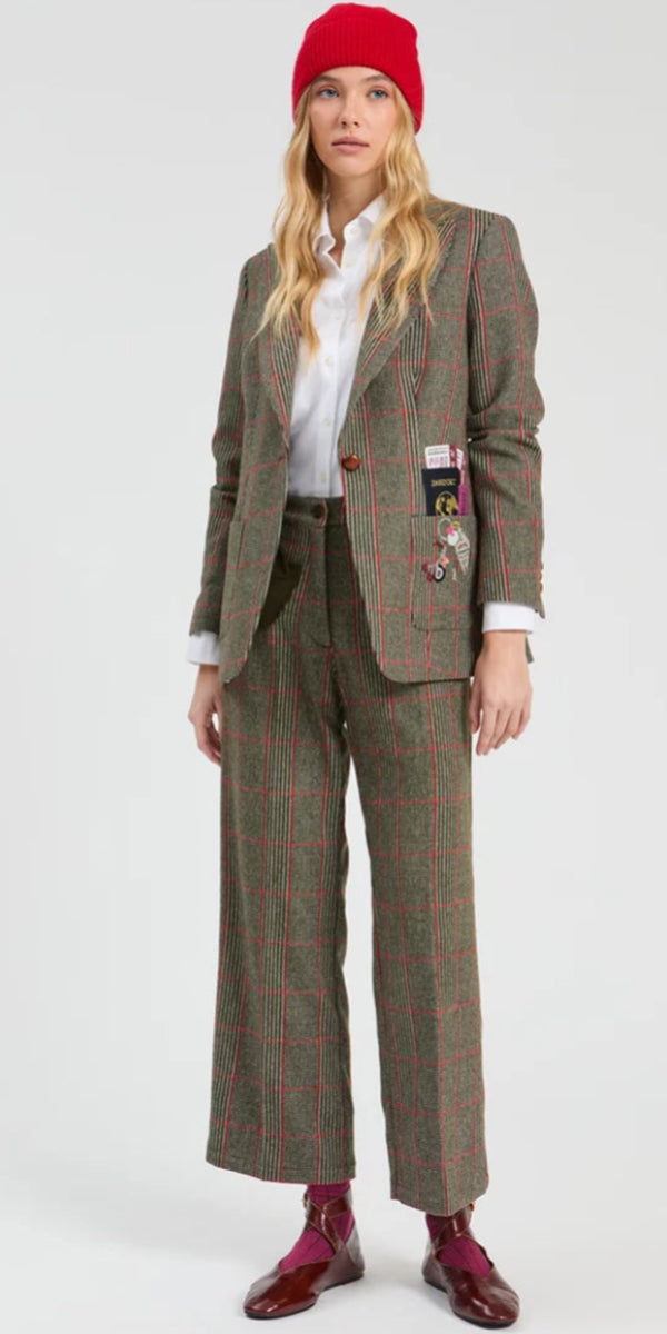 Vilagallo Welsh Plaid Trousers