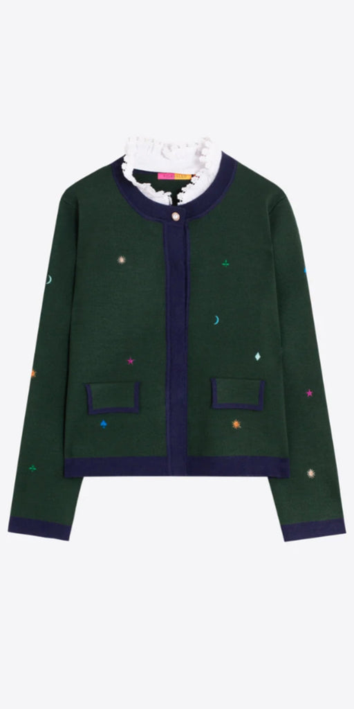 Vilagallo Embroidered Cardigan