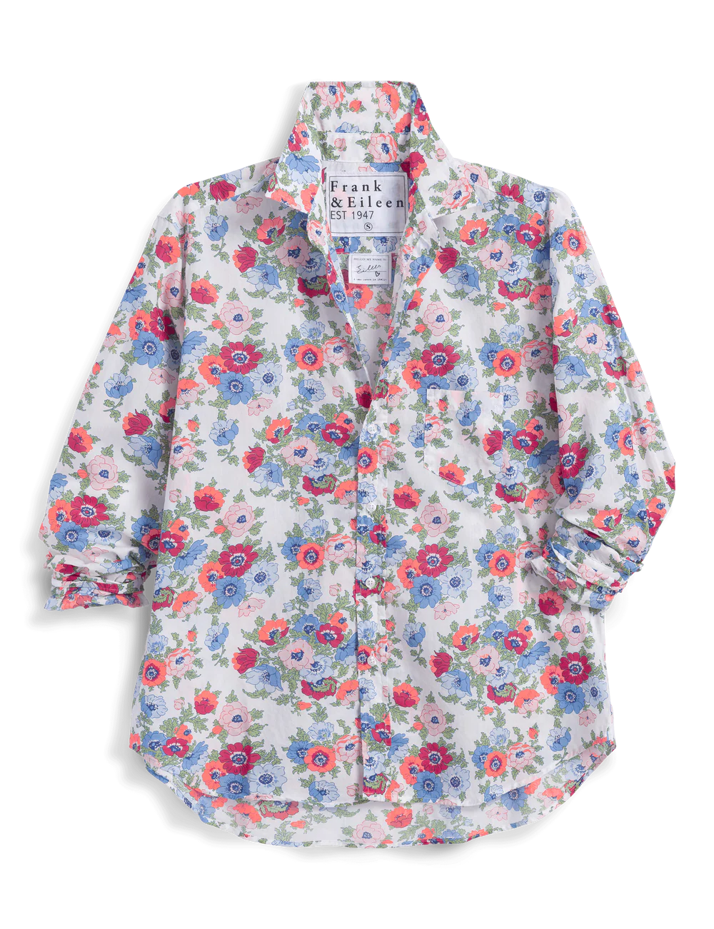 Frank & Eileen Eileen Button Up PRBG