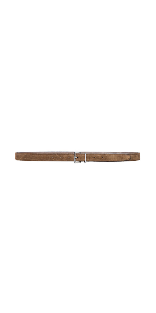 FRAME Suede Square Buckle Belt