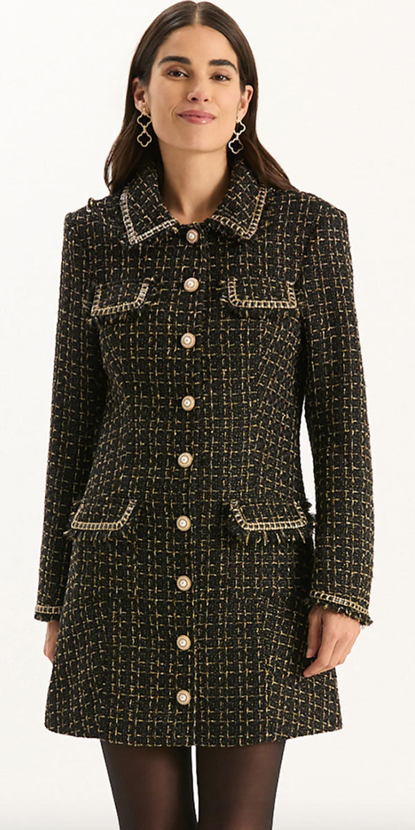 Tyler Boe Beth Boucle Dress