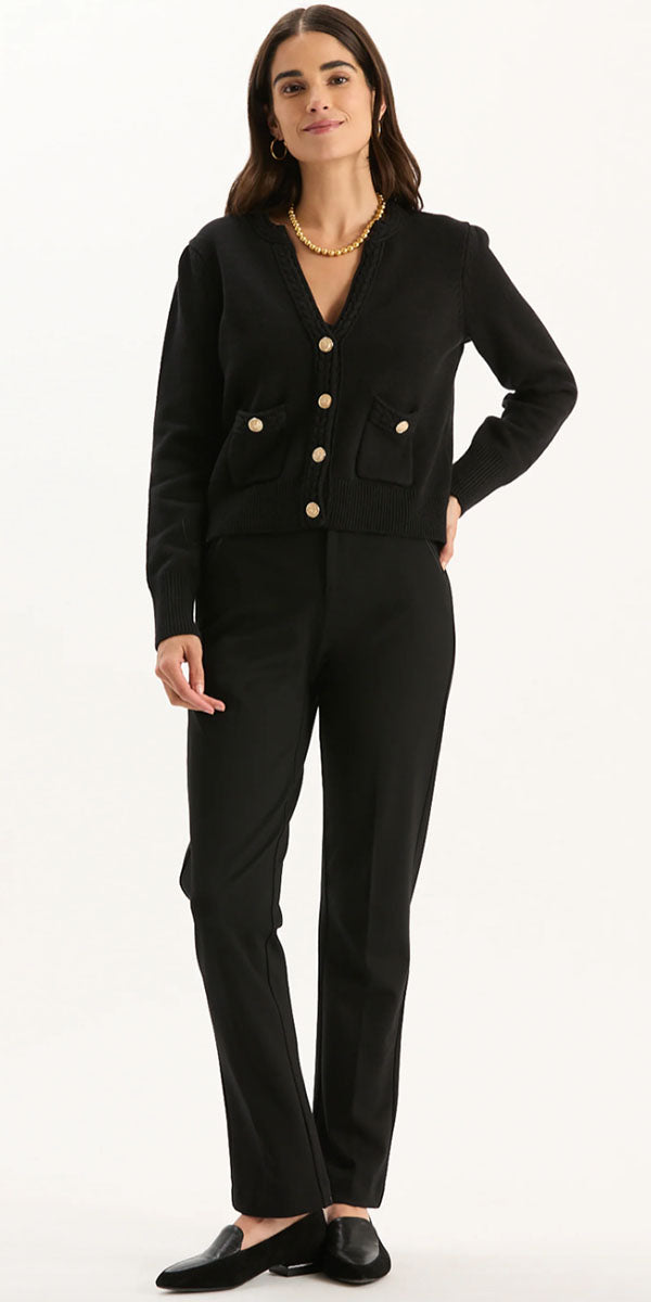 Tyler Boe Mallory Gold Button Cardigan