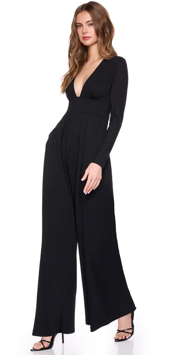 Susana Monaco Very V LS Jumpsuit