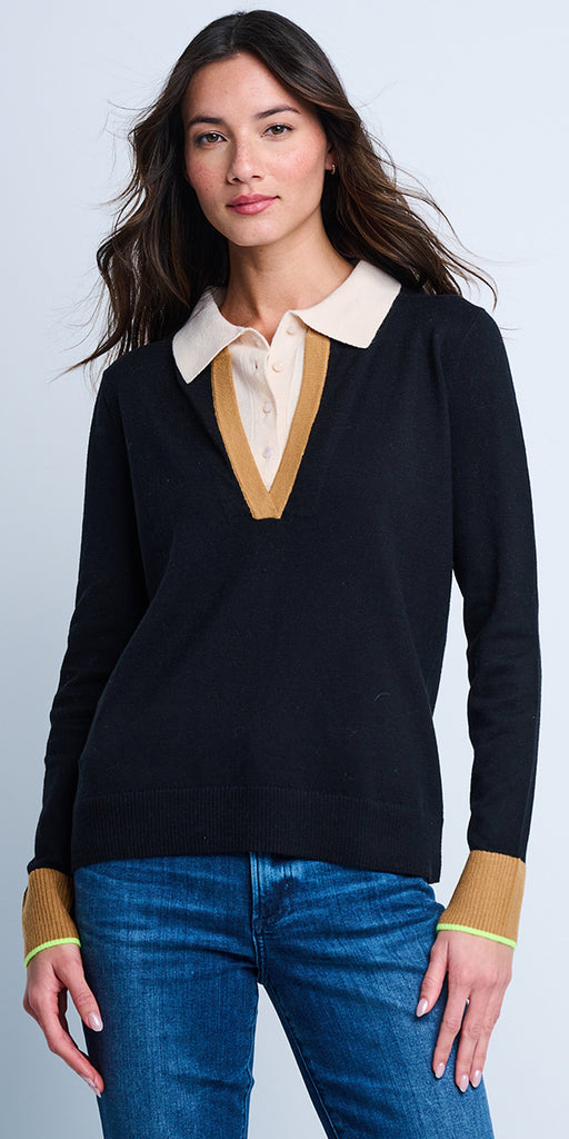 Lisa Todd Double Down VNeck Sweater