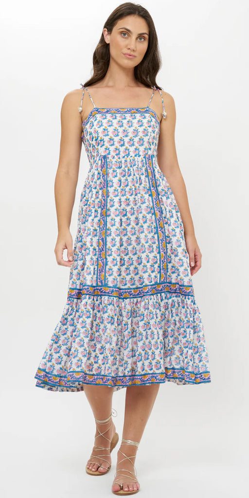 Oliphant Tie Strap Midi Dress