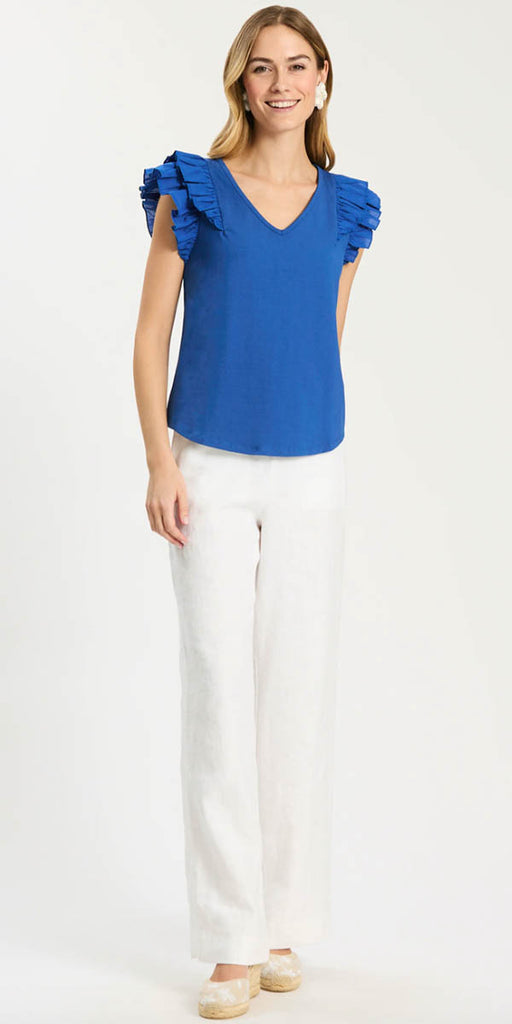 Tyler Boe Emerson Ruffle Tee