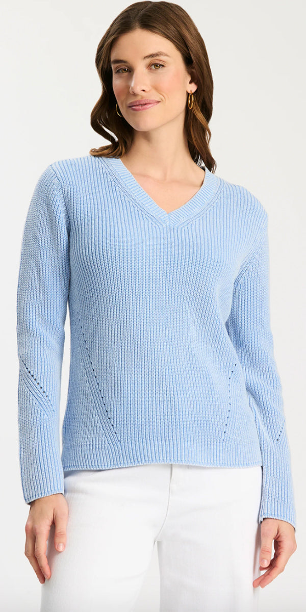 Tyler Boe Mineral Wash V-Neck Sweater