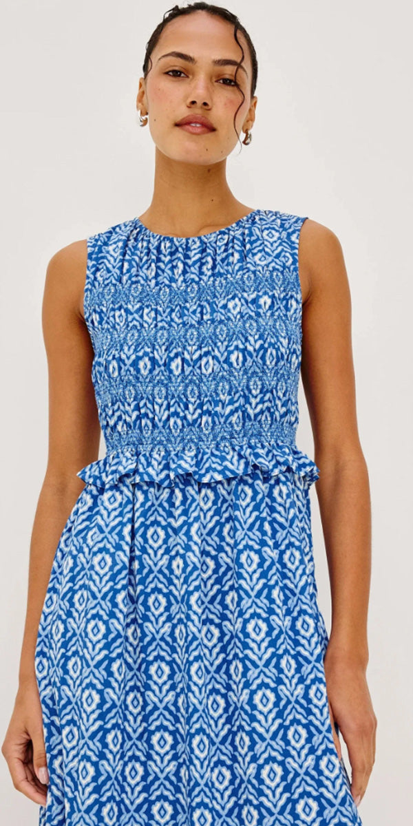 Rails | Rialto Dress - Blue Ikat | Size XL