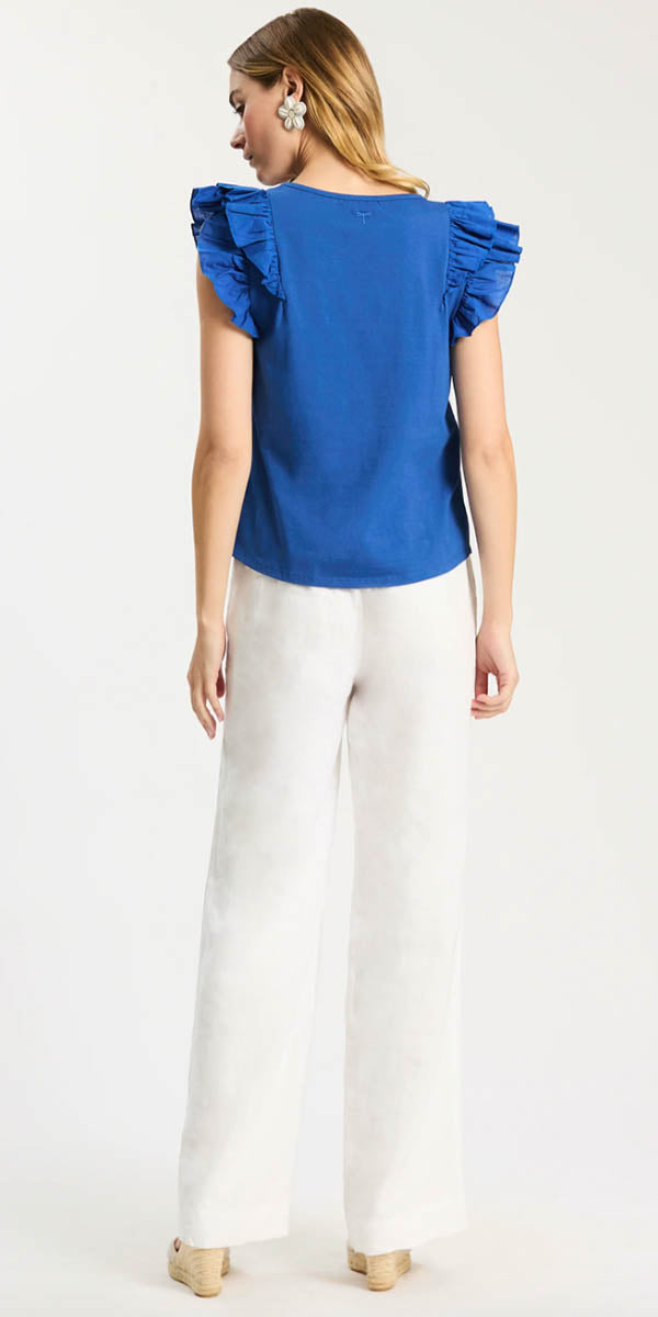 Tyler Boe Emerson Ruffle Tee