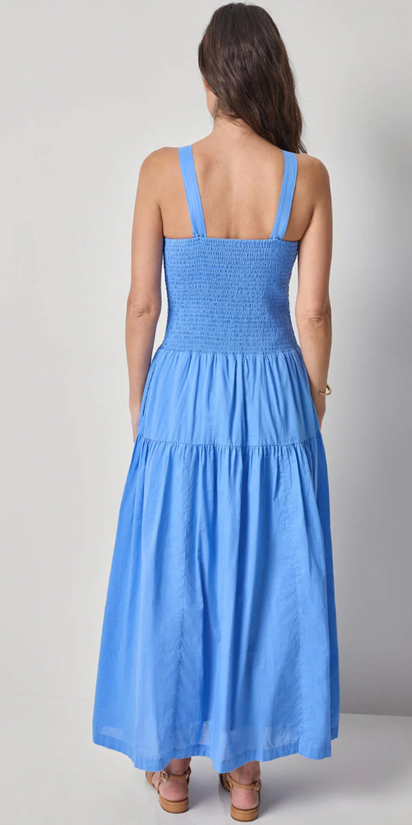 Lilla P Smocked Bodice Maxi Dress