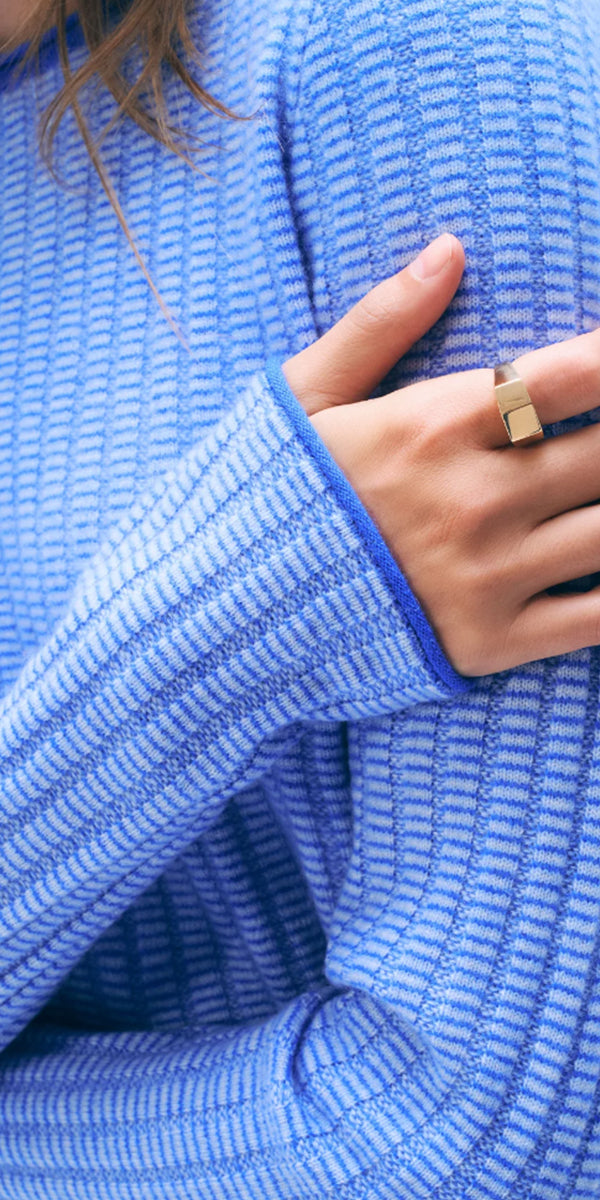 White + Warren Textured Crewneck Sweater
