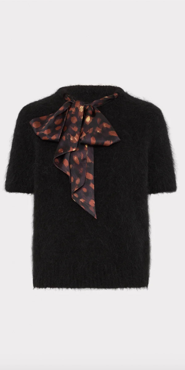 Milly Bow Fuzzy Sweater