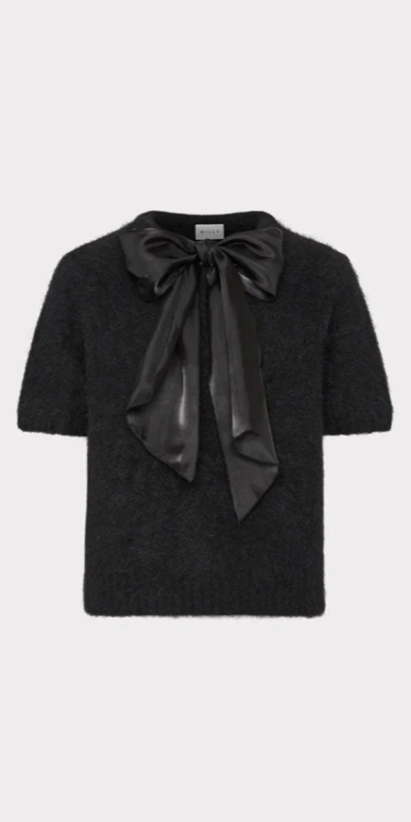 Milly Bow Fuzzy Sweater