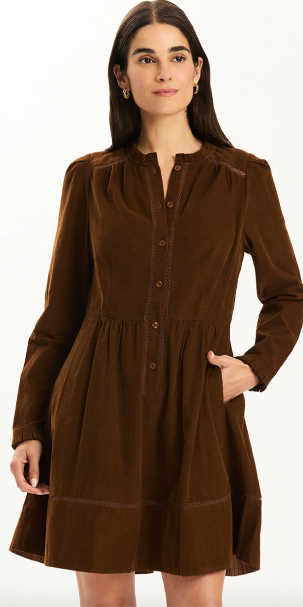 Tyler Boe Lonnie Pinwale Cord Dress