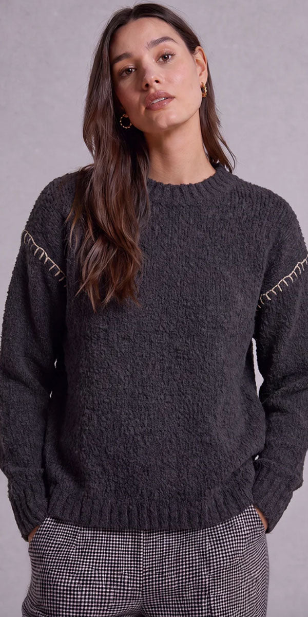 Autumn Cashmere Reverse Seam Crew