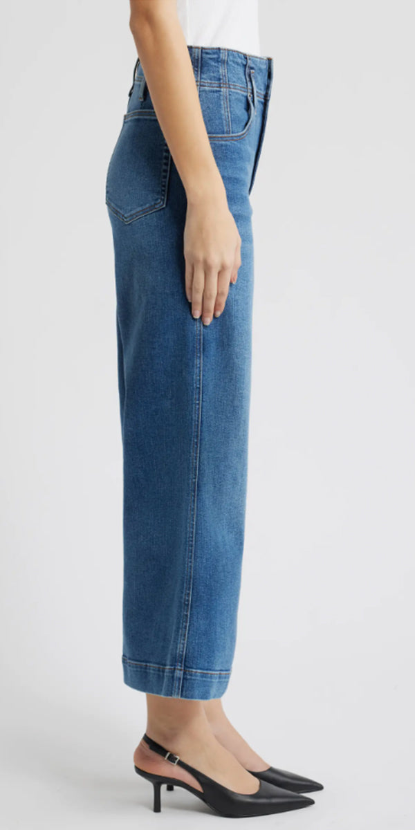 FRAME Seamed Wide Trouser