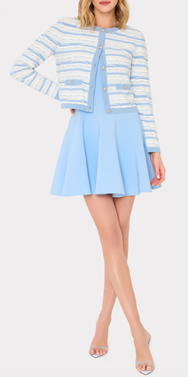 Milly Skye Stripe Cardigan