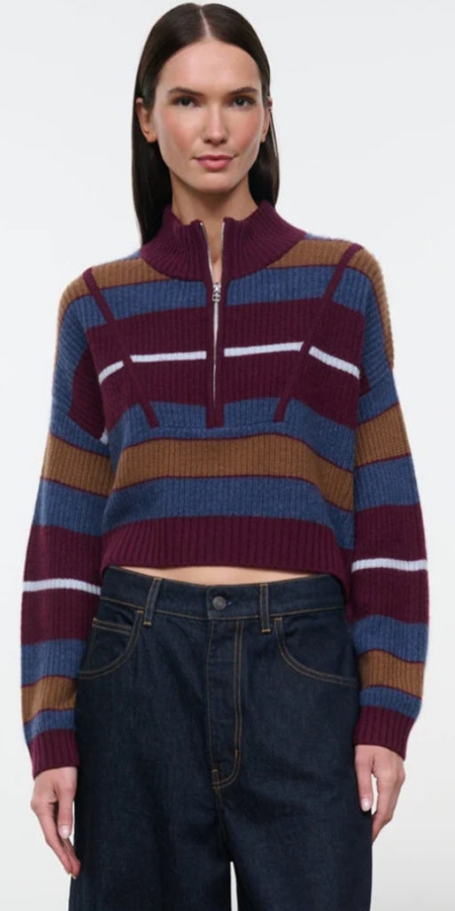 Staud Cropped Hampton Cashmere Sweater