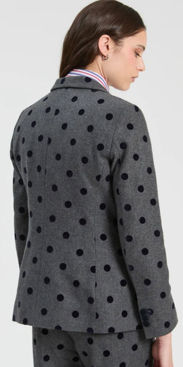 Vilagallo Polka Dot Blazer