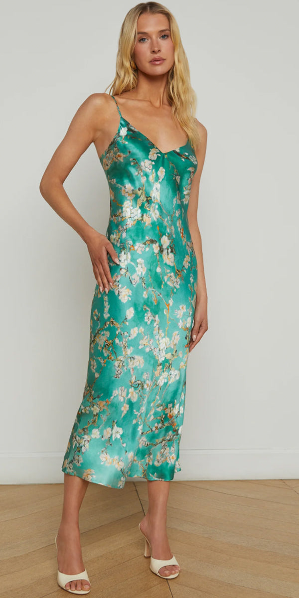 L'AGENCE Seridie Slip Dress