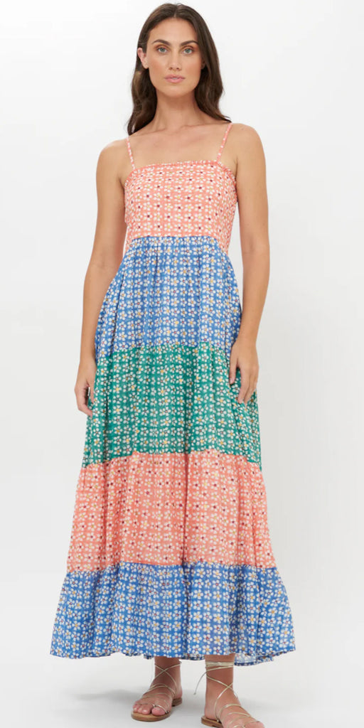 Oliphant Smocked Back Maxi Dress