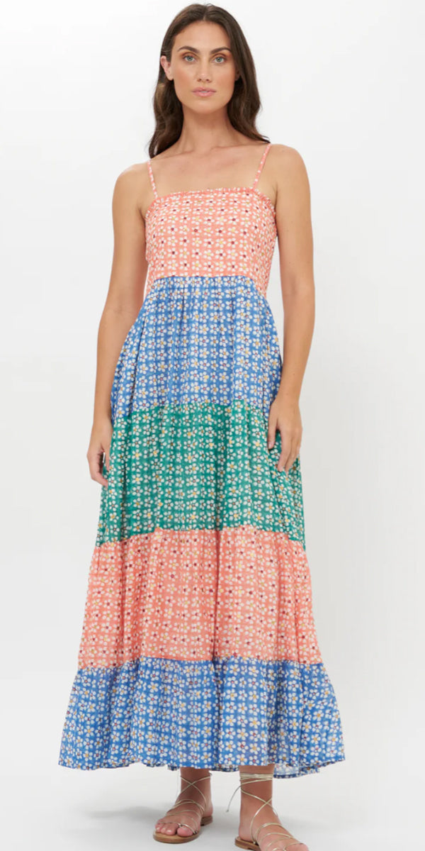 Oliphant Smocked Back Maxi Dress