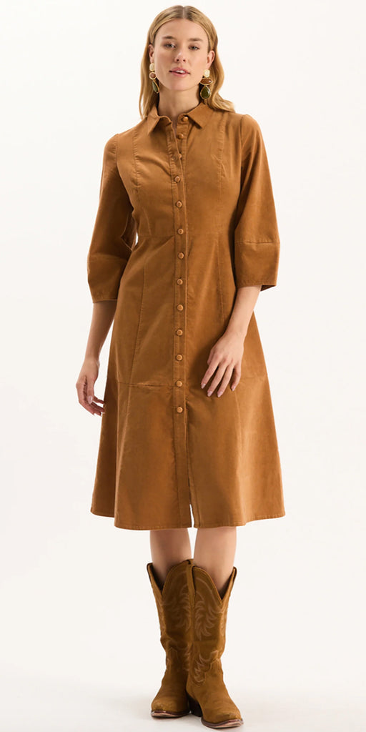 Tyler Boe Beth Cord Midi Dress