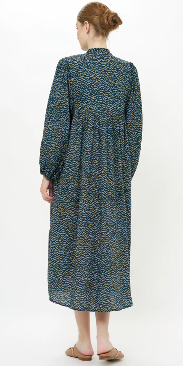 Oliphant Mandarin Midi Dress