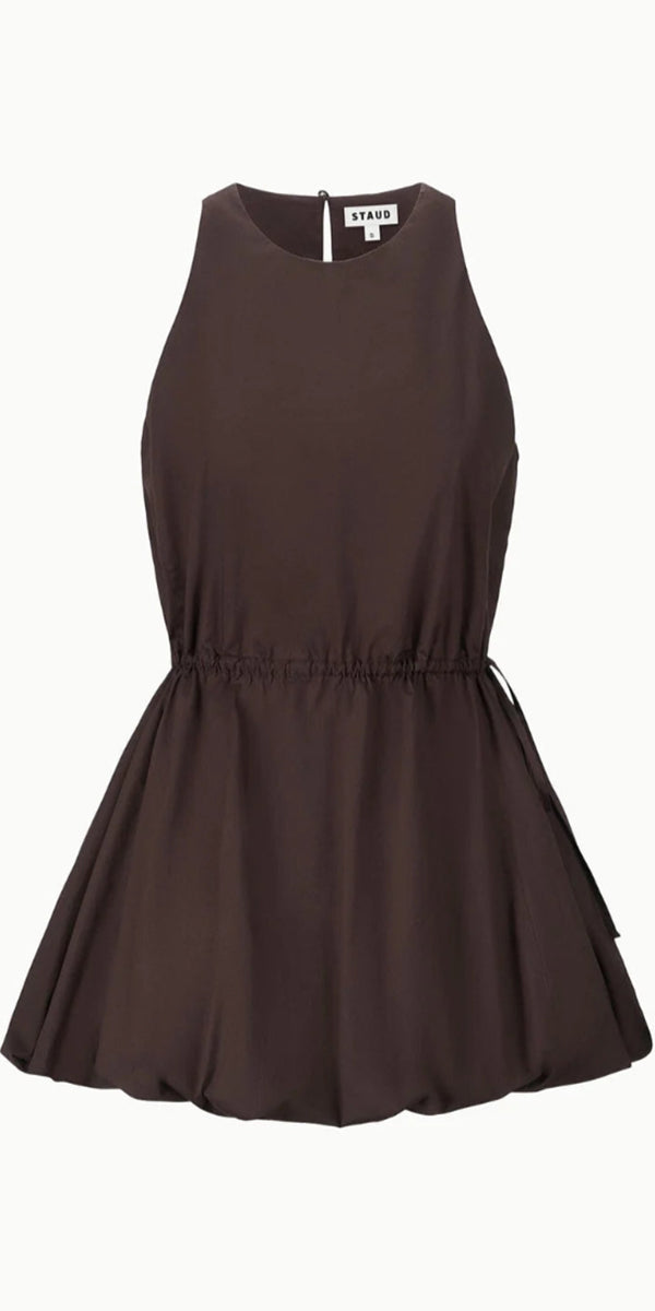 Staud Molly Mini Dress - Earth
