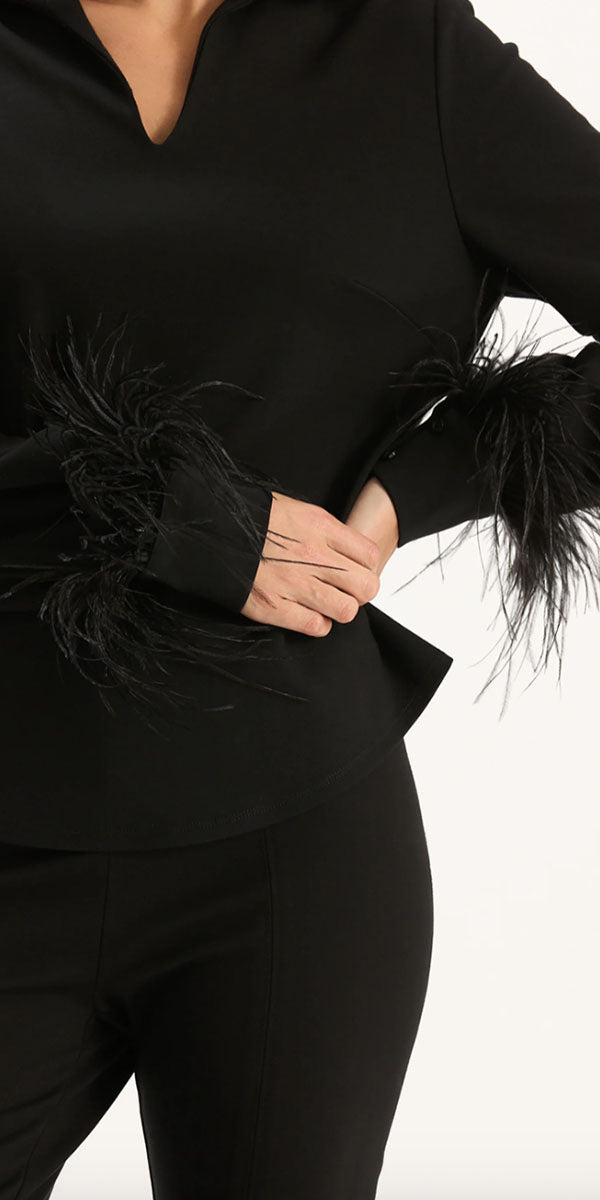 Tyler Boe Erin Feather Ponte Top