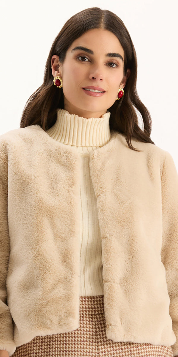 Tyle Boe Aspen Faux Fur Jacket